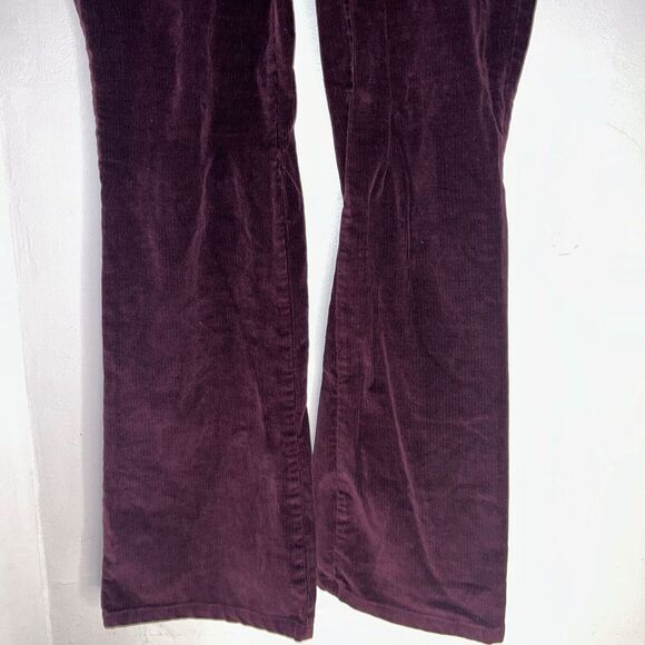 St. Johns Bay Womens Corduroy Bootcut Pants Purple Mid Rise Stretch Pockets 12 - Picture 3 of 7
